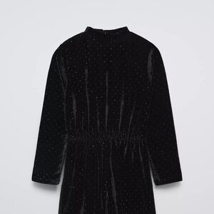 Elegant Black Velvet Dress